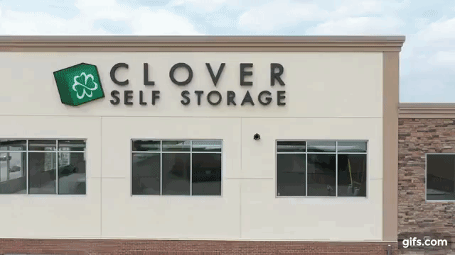 clover self storage drone footage